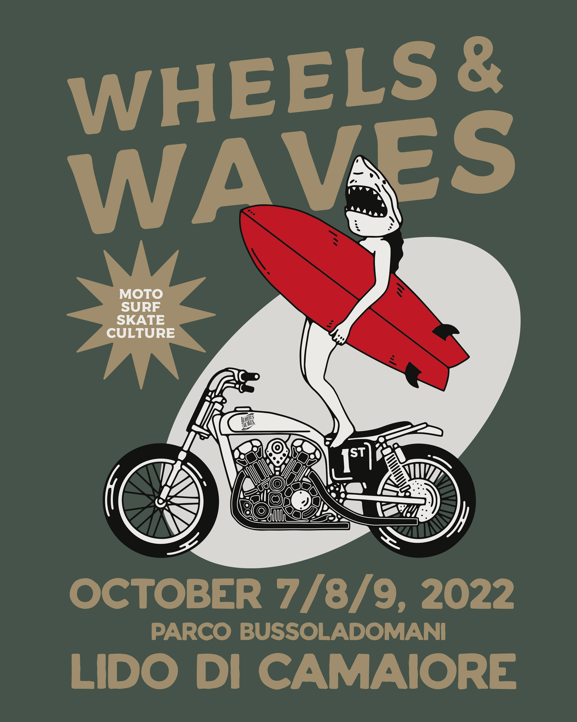 A Lido di Camaiore arriva la prima edizione italiana di Wheels and Waves, il più importante evento di lifestyle motociclistico internazionale