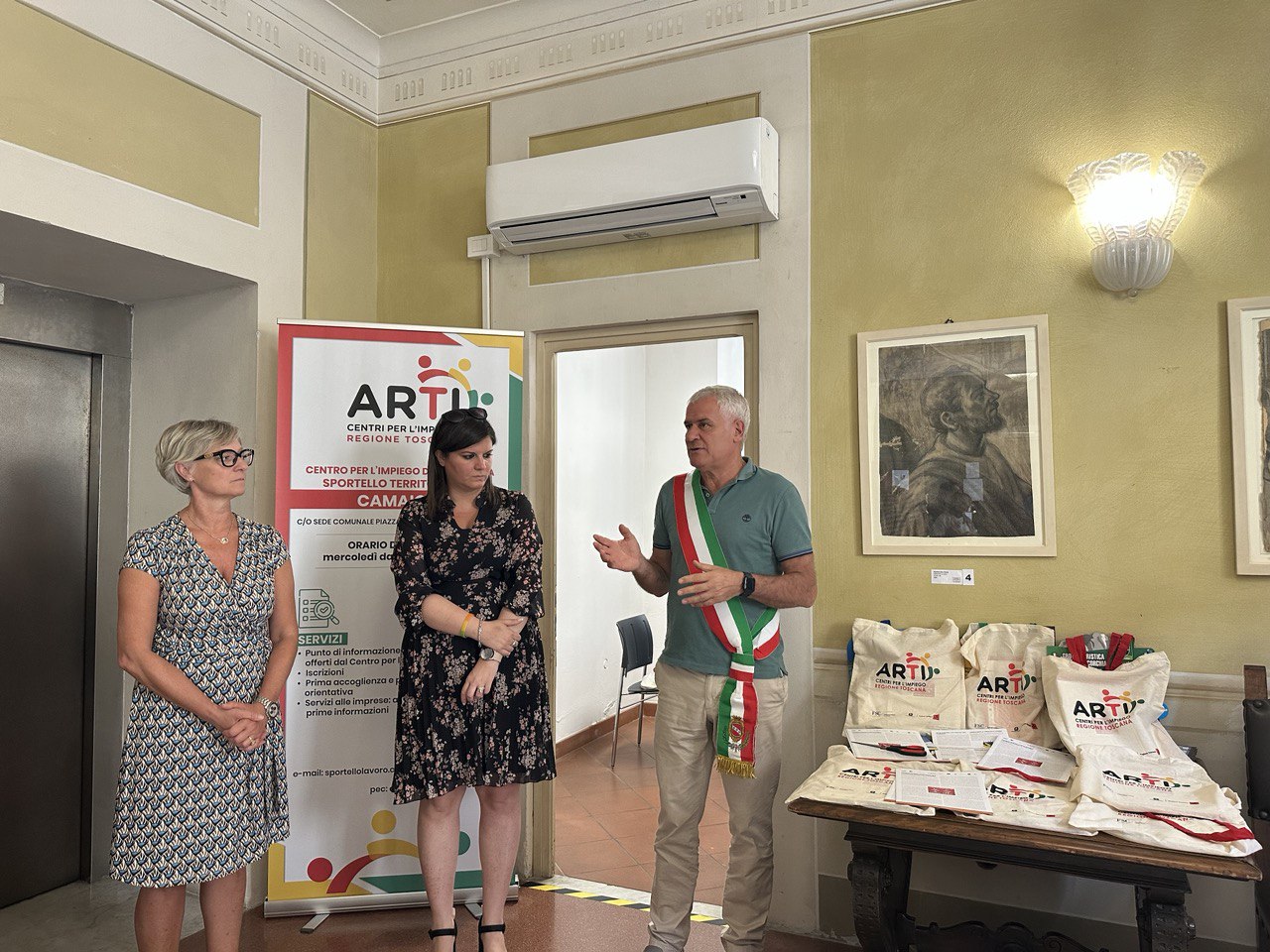 Centri per l’impiego, inaugurato il nuovo sportello Arti a Camaiore: sarà aperto il mercoledì dalle 9 alle 13